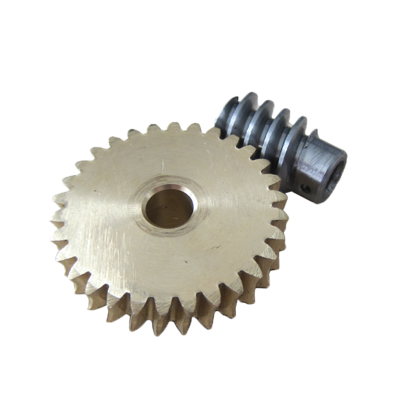 Brass worm gear module 2 and steel worm