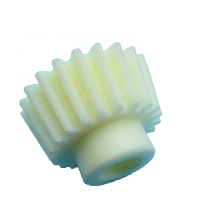 Manufacturing small plastic straight bevel gears